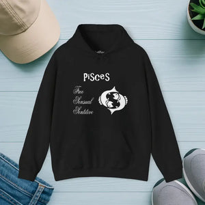 Pisces Zodiac Hoodie — Cozy Star Sign Sweatshirt - Black / s - Hoodies