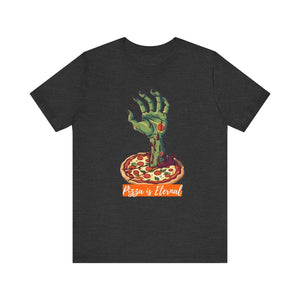 Quirky Zombie Hand Pizza Tee - Eternal Style Cotton - Dipaliz - T-shirts