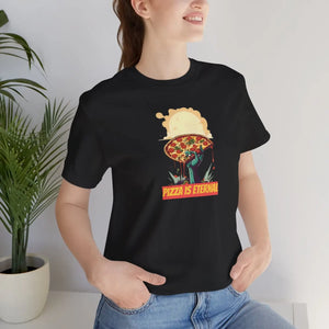 Soft Zombie Pizza Unisex Jersey Short Sleeve Tee Halloween - Dipaliz - T-shirts
