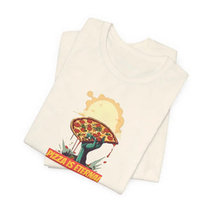 Soft Zombie Pizza Unisex Jersey Short Sleeve Tee Halloween - Dipaliz - T-shirts