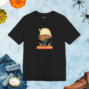Soft Zombie Pizza Unisex Jersey Short Sleeve Tee Halloween - Dipaliz - T-shirts