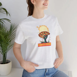 Soft Zombie Pizza Unisex Jersey Short Sleeve Tee Halloween - Dipaliz - T-shirts