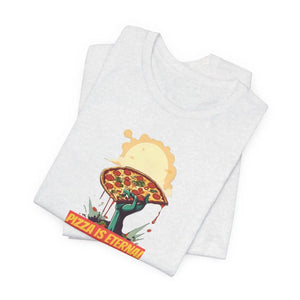 Soft Zombie Pizza Unisex Jersey Short Sleeve Tee Halloween - Dipaliz - T-shirts
