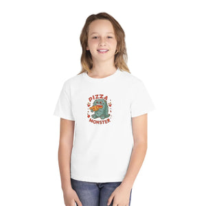 Youth Pizza Monster Tee - Combed Ring-spun Cotton - Dipaliz - T-shirts