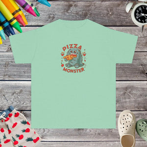 Youth Pizza Monster Tee - Combed Ring-spun Cotton - Dipaliz - T-shirts