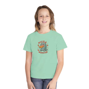 Youth Pizza Monster Tee - Combed Ring-spun Cotton - Dipaliz - T-shirts