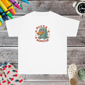 Youth Pizza Monster Tee - Combed Ring-spun Cotton - Dipaliz - T-shirts