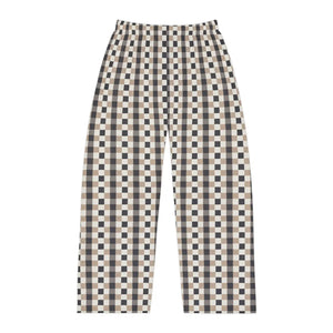 Plaid Lounge Pants, Men’s Classic Check Pajama Trousers - Pajamas - Xs