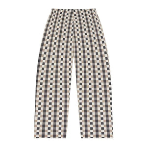 Plaid Lounge Pants - Classic Check Pajama Trousers - Dipaliz - Pajamas
