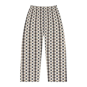 Plaid Lounge Pants - Classic Check Pajama Trousers - Dipaliz - Pajamas