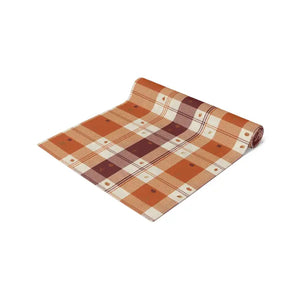 Cotton Twill Table Runner - Cozy Farmhouse Plaid Print - Dipaliz - Runners