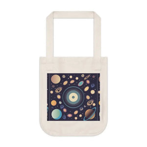 Universe Organic Canvas Tote with Cotton Web Handles - Dipaliz - Bags
