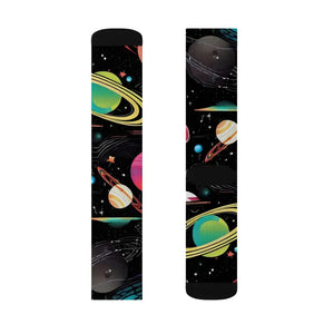 Planets Socks - Sublimation Solar System Design - Dipaliz