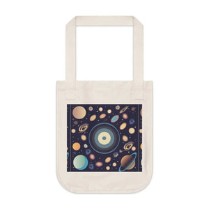 Universe Organic Canvas Tote - Cotton Web Handles - Dipaliz - Bags