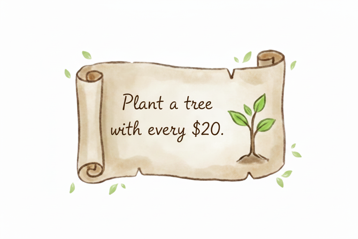 Plant a tree badge