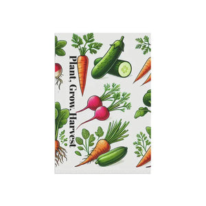 Home Grown Vegetables Banner Poly Poplin Canvas Garden Flag - Dipaliz - Flags & Windsocks