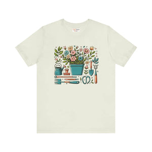 Ultra-soft Jersey Short Sleeve Tee - Plant Design - Dipaliz - T-shirts
