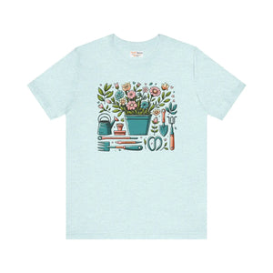 Ultra-soft Jersey Short Sleeve Tee - Plant Design - Dipaliz - T-shirts