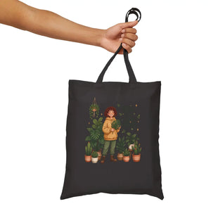 Plant Lover Tote Bag, ?Born to Grow Plants’ Cotton Canvas Reusable Shopper - Bags