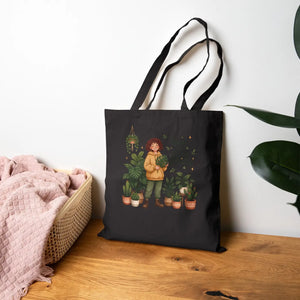Plant Lover Tote Bag, ?Born to Grow Plants’ Cotton Canvas Reusable Shopper - Bags