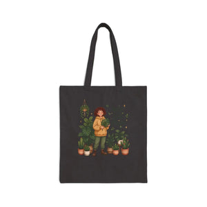 Plant Lover Tote Bag, ?Born to Grow Plants’ Cotton Canvas Reusable Shopper - Bags
