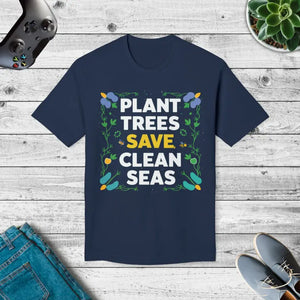 Celebrate Earth Day Unisex Plant Trees Eco Tee - Dipaliz - Dark Navy / s - T-shirts