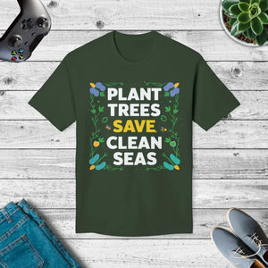 Celebrate Earth Day Unisex Plant Trees Eco Tee - Dipaliz - Hunter Green / s - T-shirts