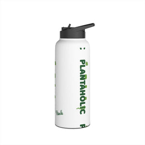 Plantaholic Stainless Steel Water Bottle – Personalized Garden Lover Hydration - Bottles