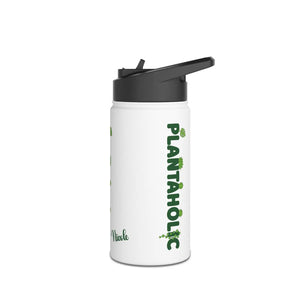 Plantaholic Stainless Steel Water Bottle – Personalized Garden Lover Hydration - Bottles