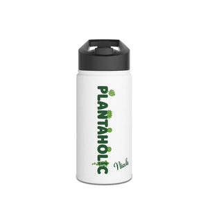Plantaholic Stainless Steel Water Bottle – Personalized Garden Lover Hydration - Bottles