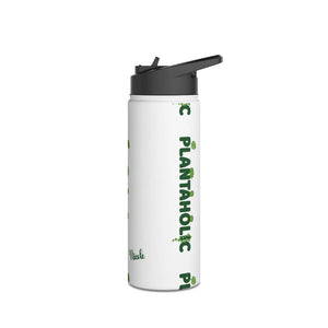 Plantaholic Stainless Steel Water Bottle – Personalized Garden Lover Hydration - Bottles