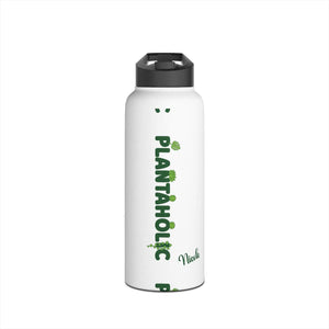 Plantaholic Stainless Steel Water Bottle – Personalized Garden Lover Hydration - Bottles