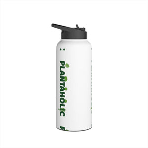 Plantaholic Stainless Steel Water Bottle – Personalized Garden Lover Hydration - Bottles