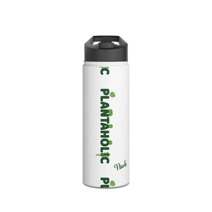 Plantaholic Stainless Steel Water Bottle – Personalized Garden Lover Hydration - Bottles