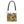 DipaliZ succulent and frond printed polyester tote — cotton handle detail