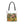 DipaliZ boxed-corner tote with all-over botanical print — boxed-corner construction detail