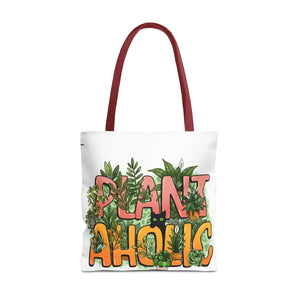 Plantaholic eco shopper bag from DipaliZ — fabric texture close-up