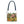 DipaliZ boxed-corner tote with all-over botanical print — full bag view