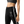 Play Like a Girl Women’s Black Soccer Joggers | Double White Stripe Track Pants - s