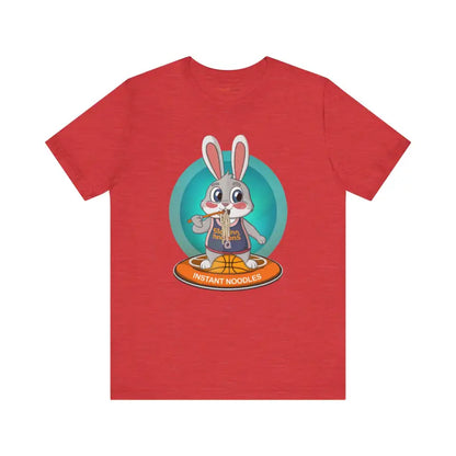 Unleash Fun with Playful Bunny Basketball Unisex Jersey Tee - T-shirt