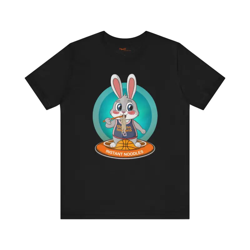 Unleash Fun with Playful Bunny Basketball Unisex Jersey Tee - T-shirt