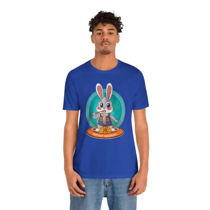 Unleash Fun with Playful Bunny Basketball Unisex Jersey Tee - True Royal / s T-shirt