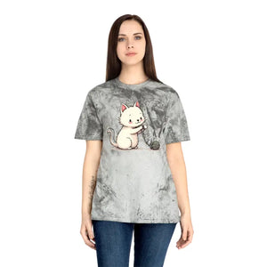 Playful Cat Colorful Unisex Tee for Casual Everyday Wear - Dipaliz - T-shirts