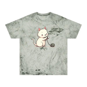 Playful Cat Colorful Unisex Tee for Casual Everyday Wear - Dipaliz - T-shirts