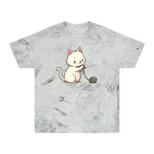 Playful Cat Colorful Unisex Tee for Casual Everyday Wear - Dipaliz - Smoke / s - T-shirts