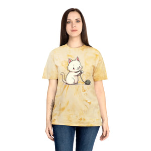 Colorful Playful Cat Unisex Tee - Casual Everyday Wear - Dipaliz - T-shirts - s