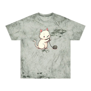 Colorful Playful Cat Unisex Tee - Casual Everyday Wear - Dipaliz - T-shirts - s