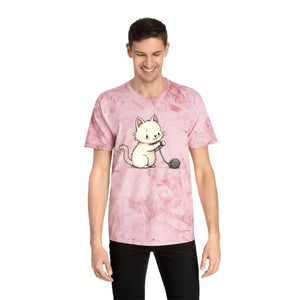 Colorful Playful Cat Unisex Tee - Casual Everyday Wear - Dipaliz - T-shirts - s