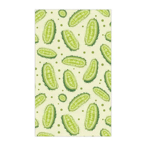 Cucumber Tea Towels - Fun Kitchen Decor Veggie Charm - Dipaliz - Polyester / 18’’ × 30’’