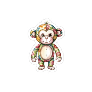 Vibrant Outdoor Monkey Sticker Floral Design - Dipaliz - Decorative Stickers